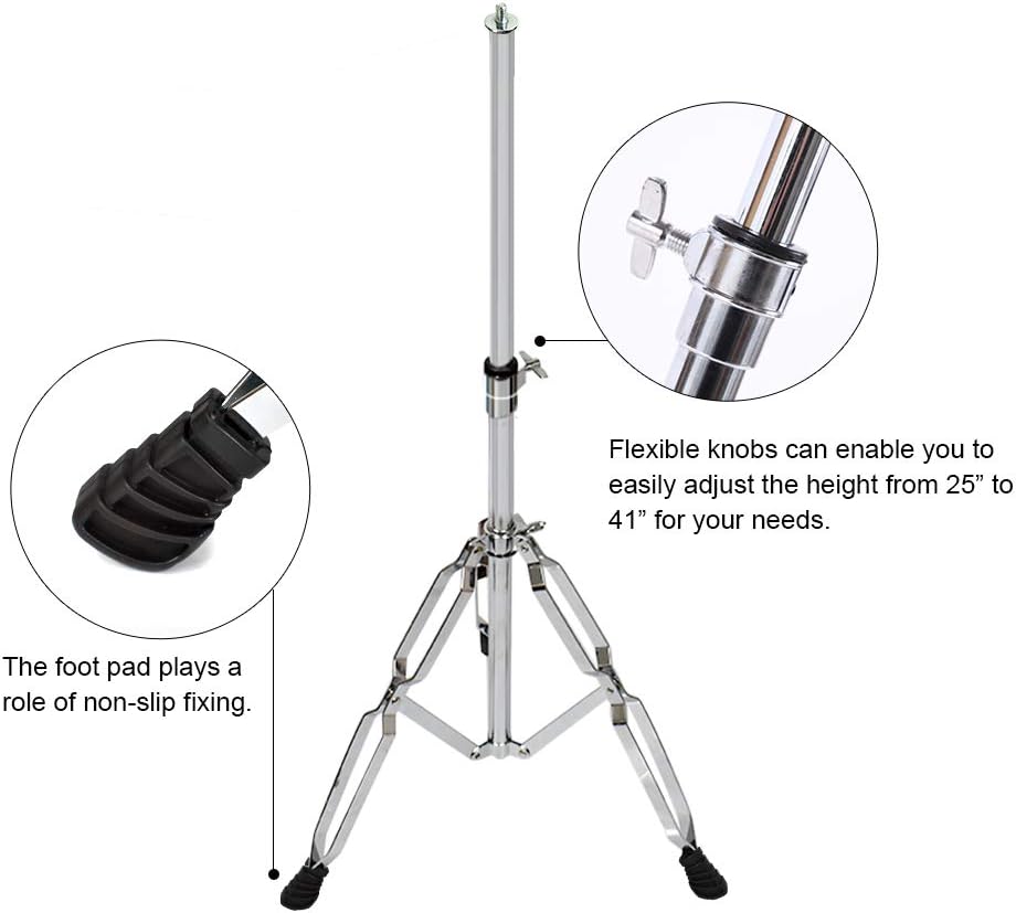 32 Notes Glockenspiel Kit Xylophone Bell Percussion Instrument Set with Stand Mallets and Carrying Bag F21781