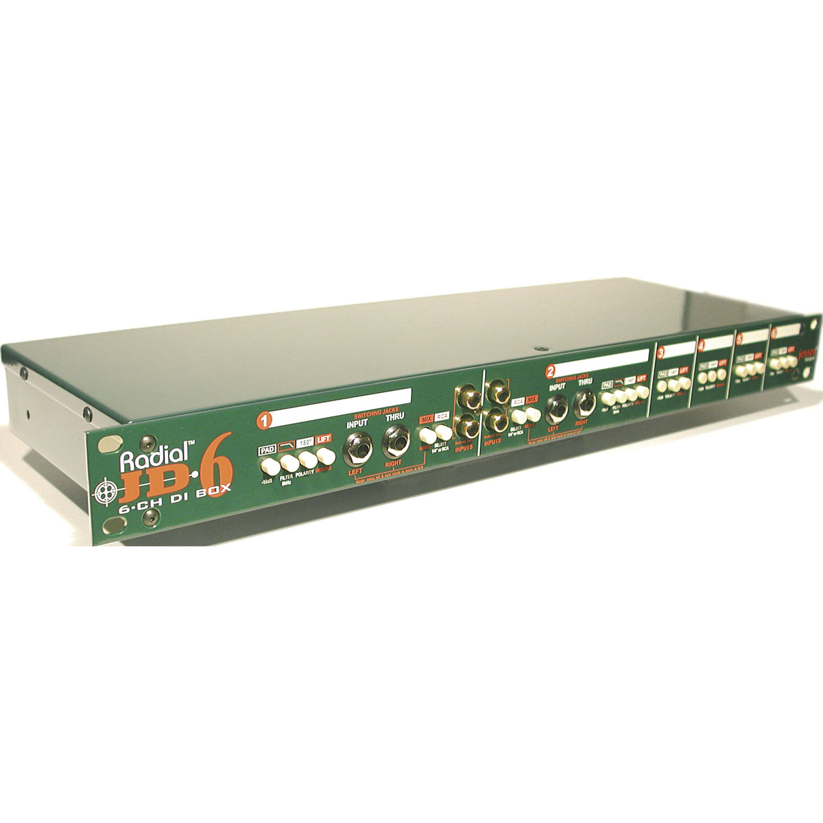 6-Channel Rackmount Passive Direct Box U5656