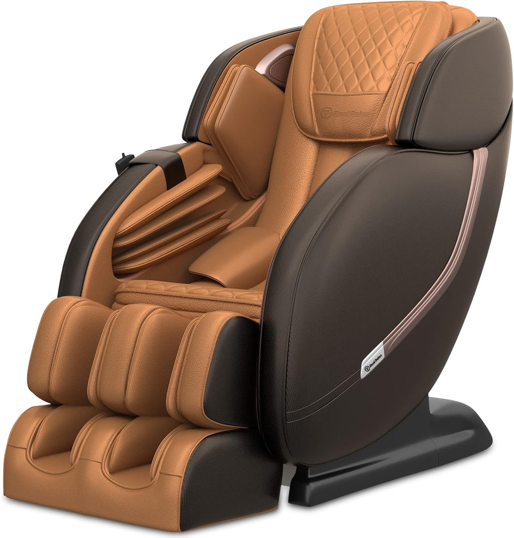 Brown Full Body Zero Gravity SL-Track Massage Recliner N6423
