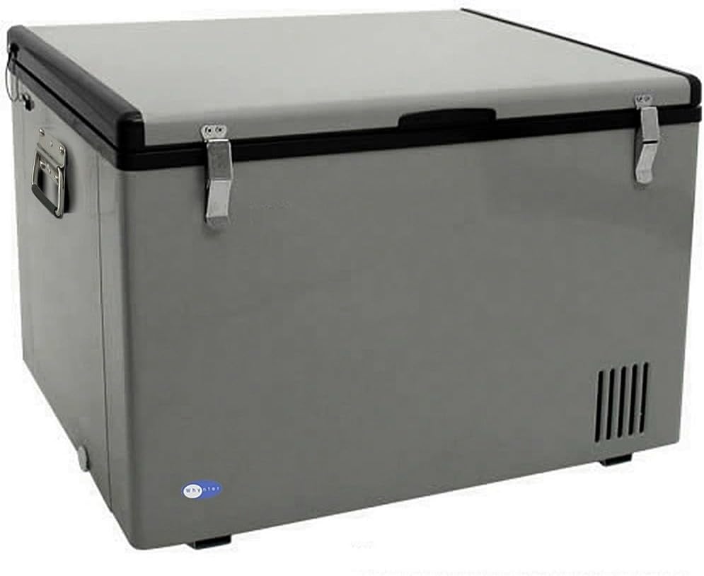 85 Quart Portable Fridge Freezer Gray P251