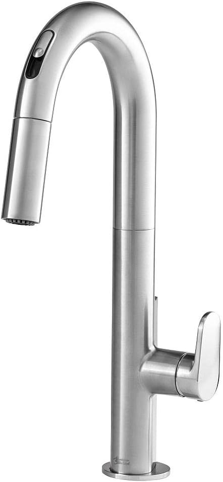 Single-Handle Pull Down Kitchen Faucet in Stainless Steel F9270