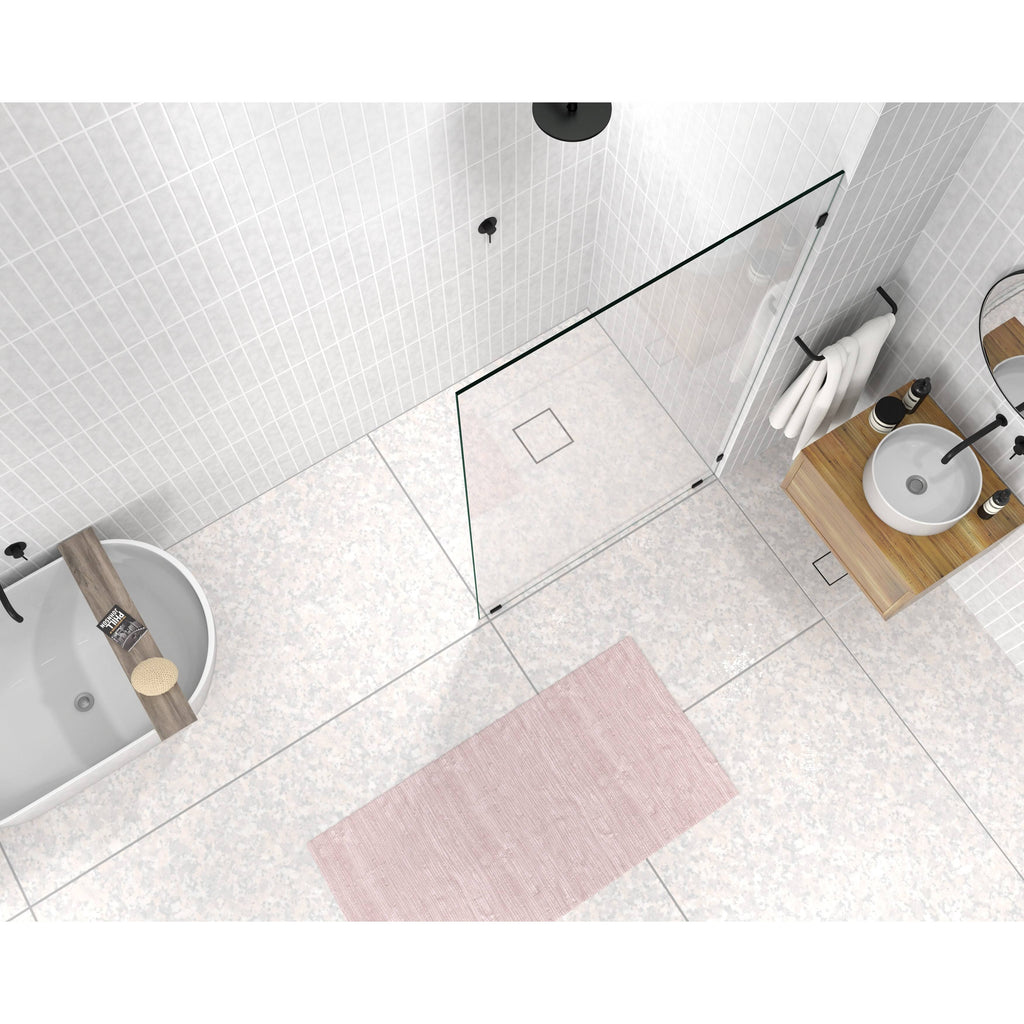 78x22 Frameless Shower Door Oil Rubbed Bronze Z240332