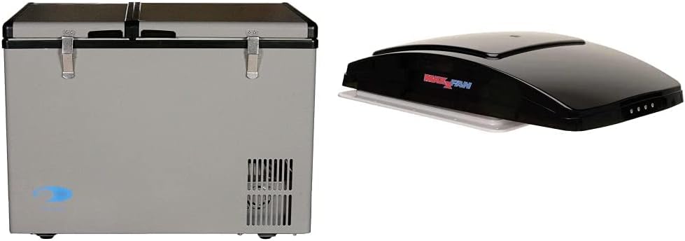 85 Quart Portable Fridge Freezer Gray P251