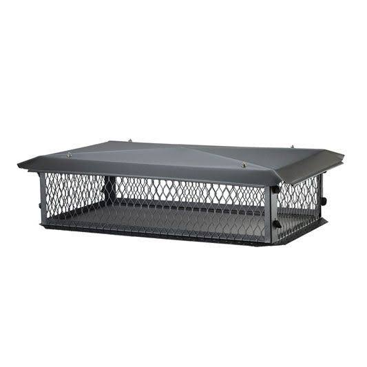 Black 13x19 Multi-Flue Chimney Cap K106