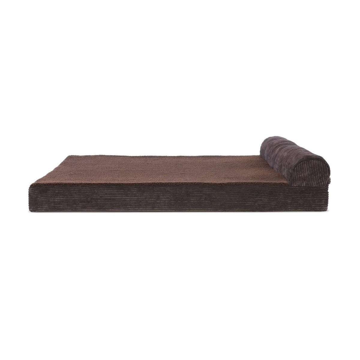 Memory Foam Corduroy Chaise Lounge Pet Bed H902366