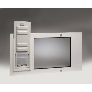 White Cat Door H5926