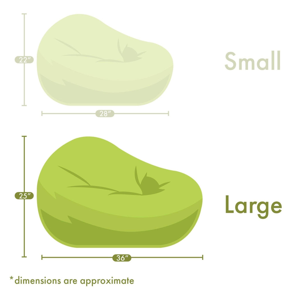 Large Classic Bean Bag Chair E869327