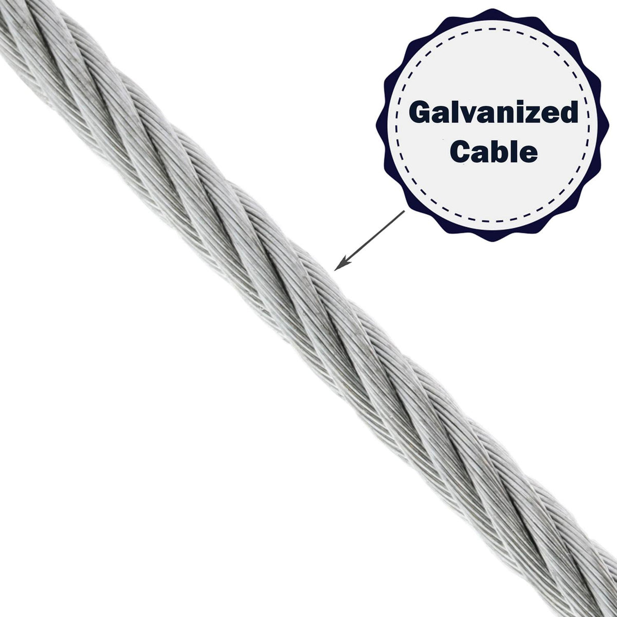 5 16 x 500 7x19 Galvanized Cable T643