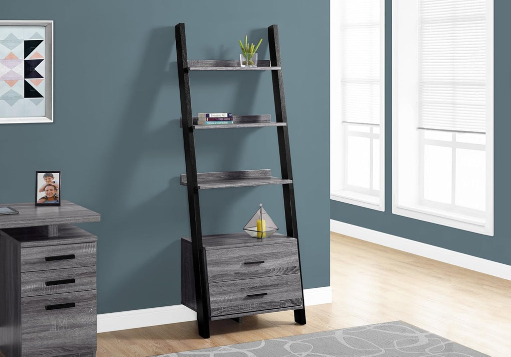 Grey Bookcase O865806