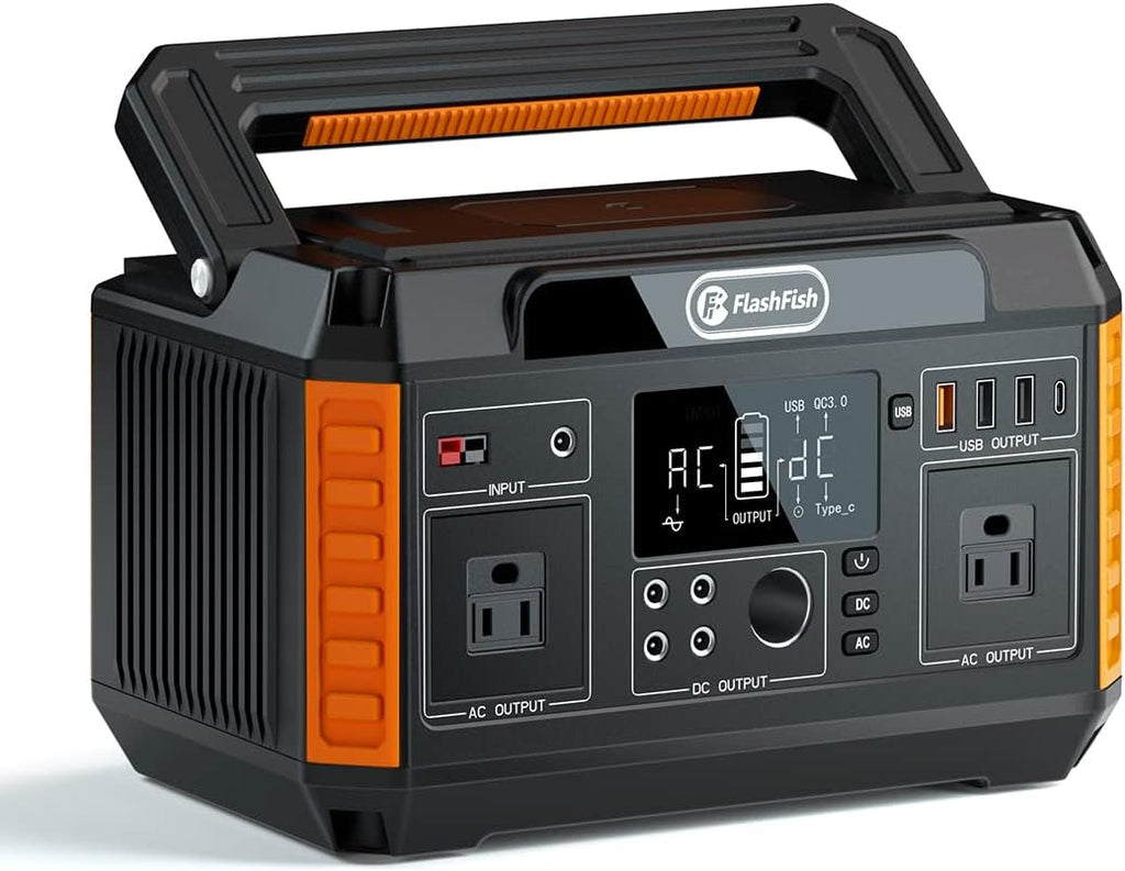 560W Portable Power Station with AC Outlets and USB Outputs W6441