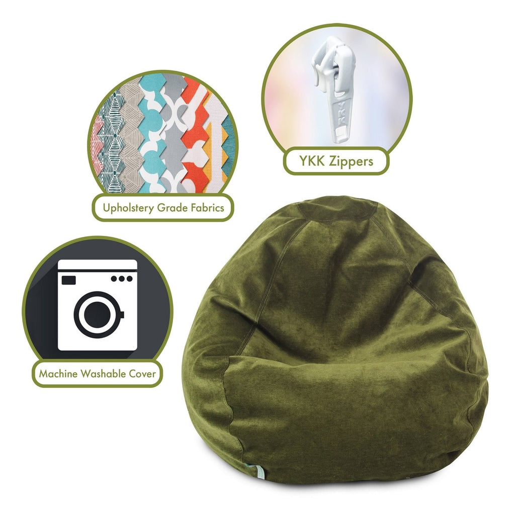 Large Classic Bean Bag Chair E869327