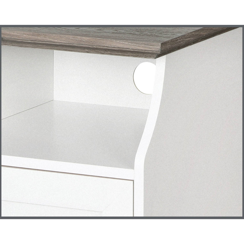 White 2-Door Vertical Filing Cabinet K770864