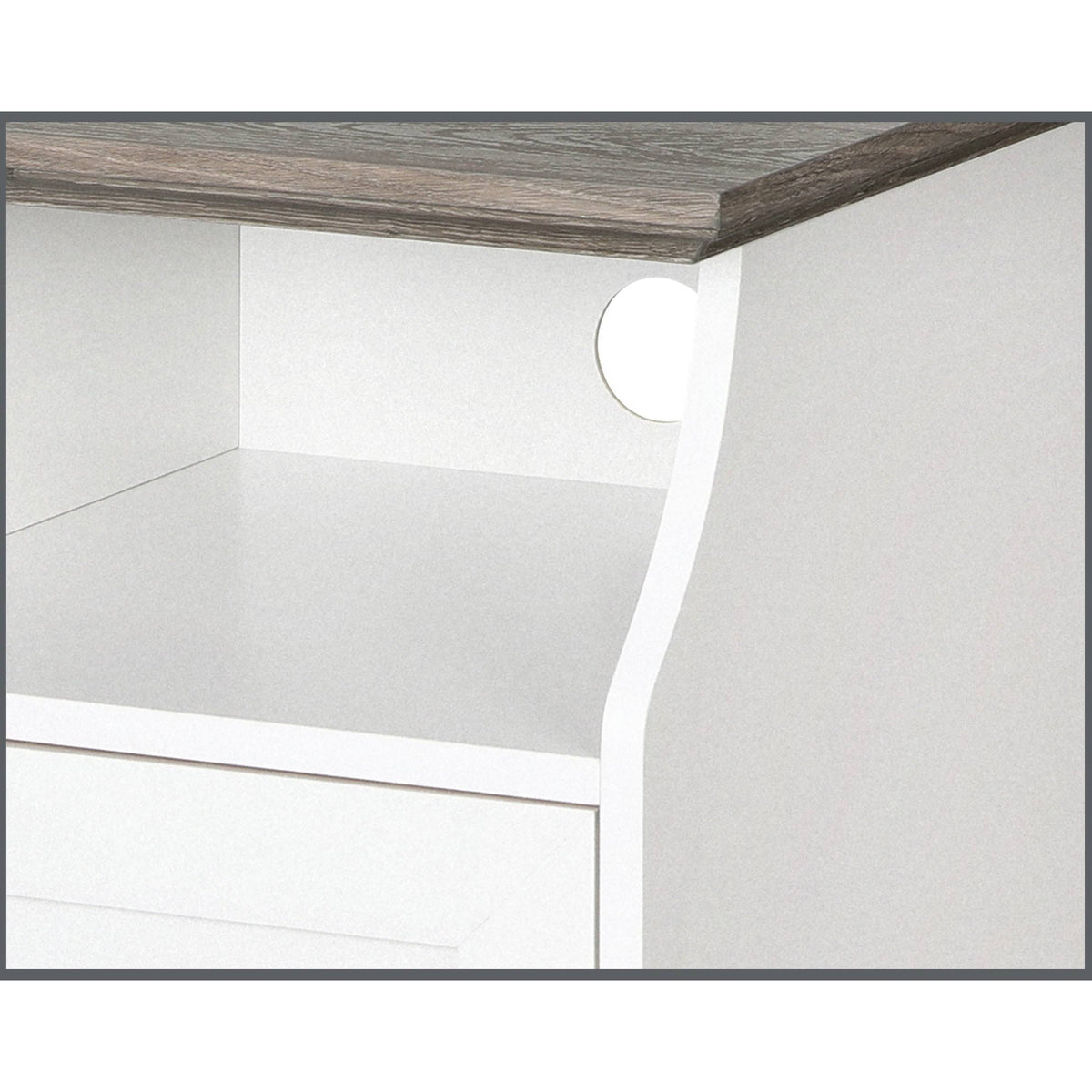 White 2-Door Vertical Filing Cabinet K770864