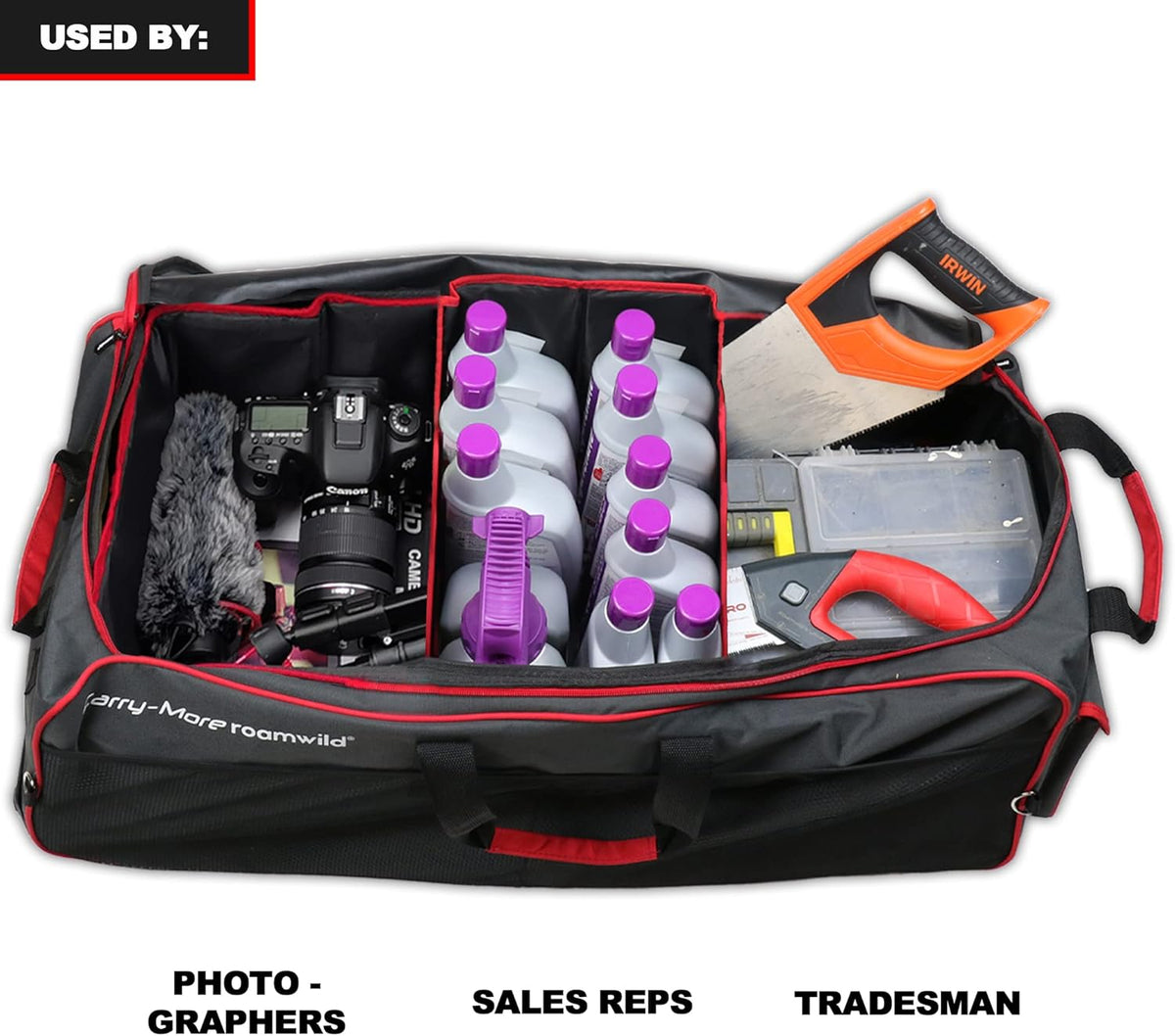Heavy Duty Rolling Equipment Bag W293