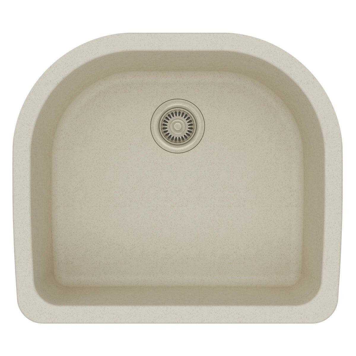 Bisque Single Bowl Undermount Sink P105