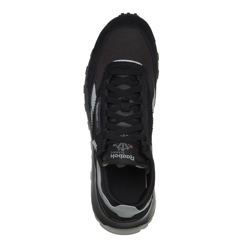 Black Leather Sneakers Q1944