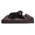 Memory Foam Corduroy Chaise Lounge Pet Bed H902366