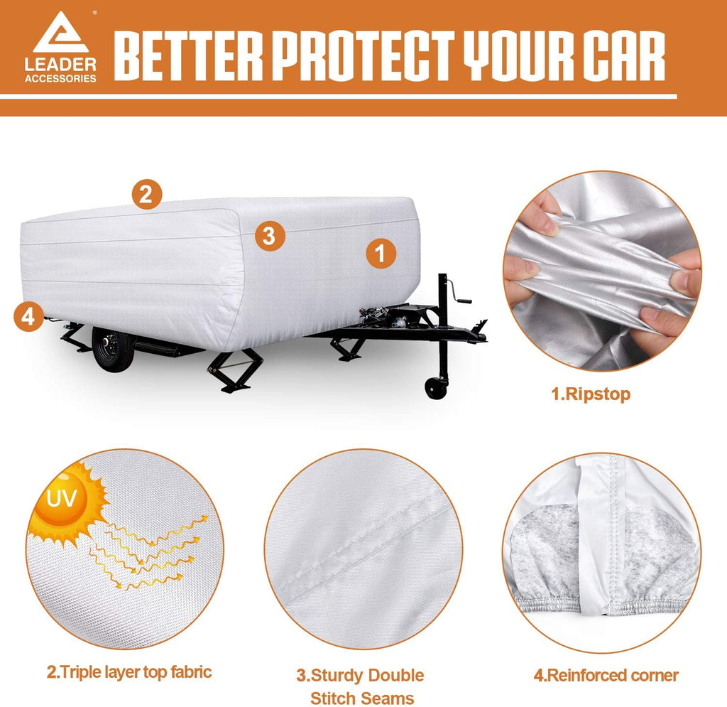 Folding Camper Cover 150D Diamond Fabric C7387