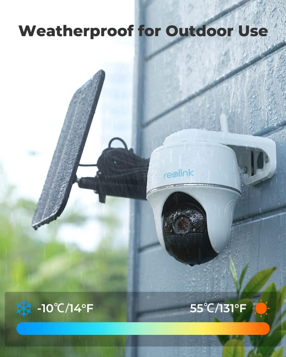 Solar Powered Wireless Security Camera with Pan Tilt C374