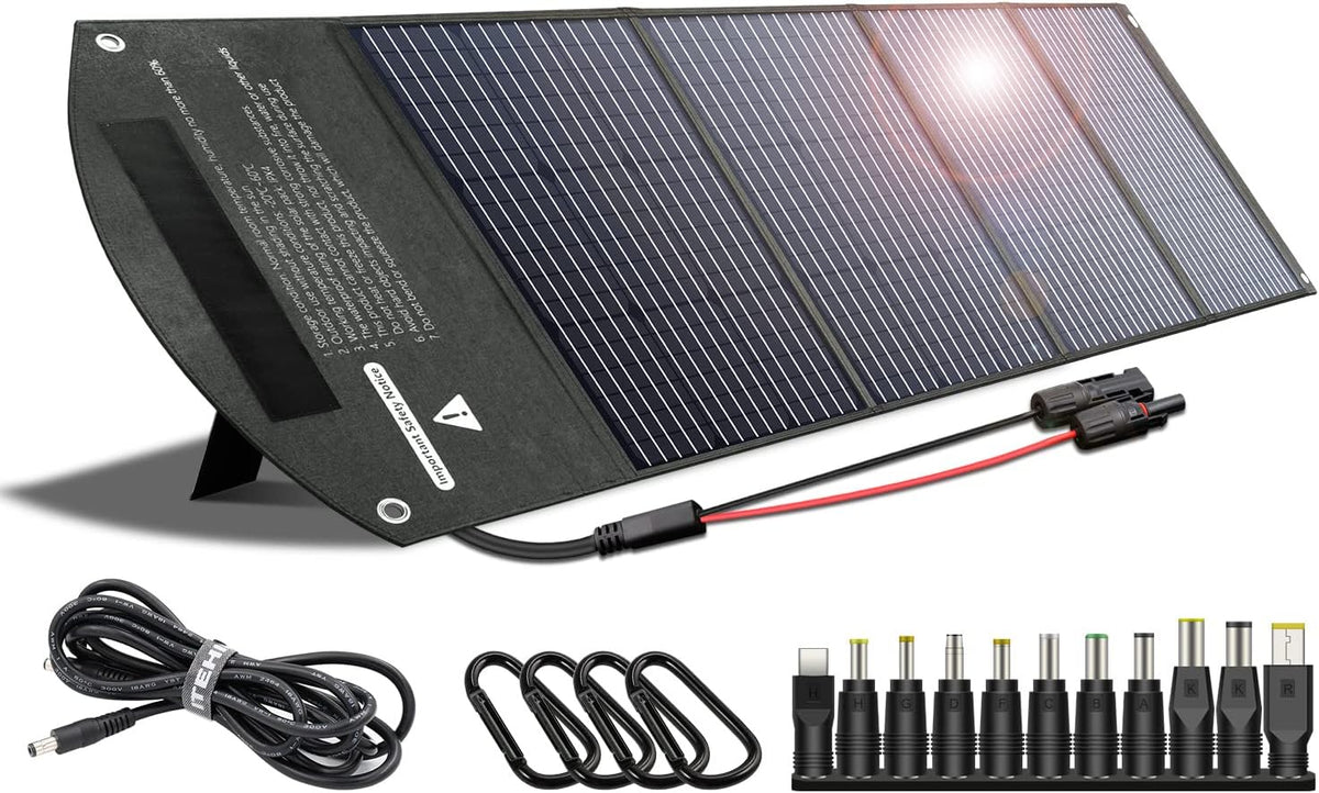 100W 18V Monocrystalline Portable Solar Panel Charger L546909