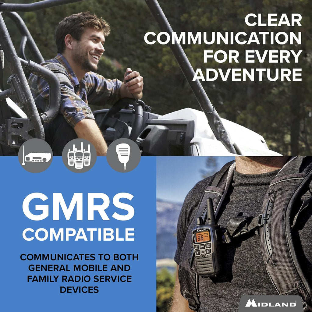 15 Watt GMRS Two-Way Radio with Magnetic Mount Antenna O788