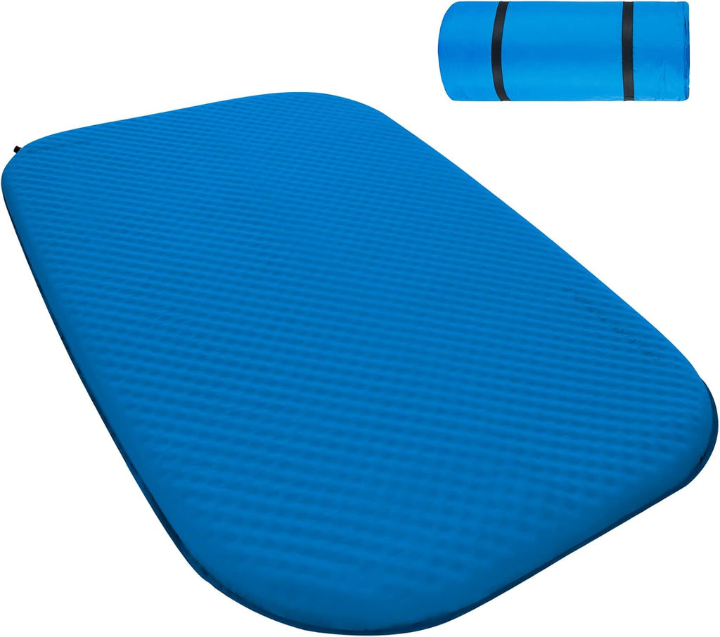Self Inflating Camping Sleeping Pad 11 R Value 3 Thick Lightgrey S784