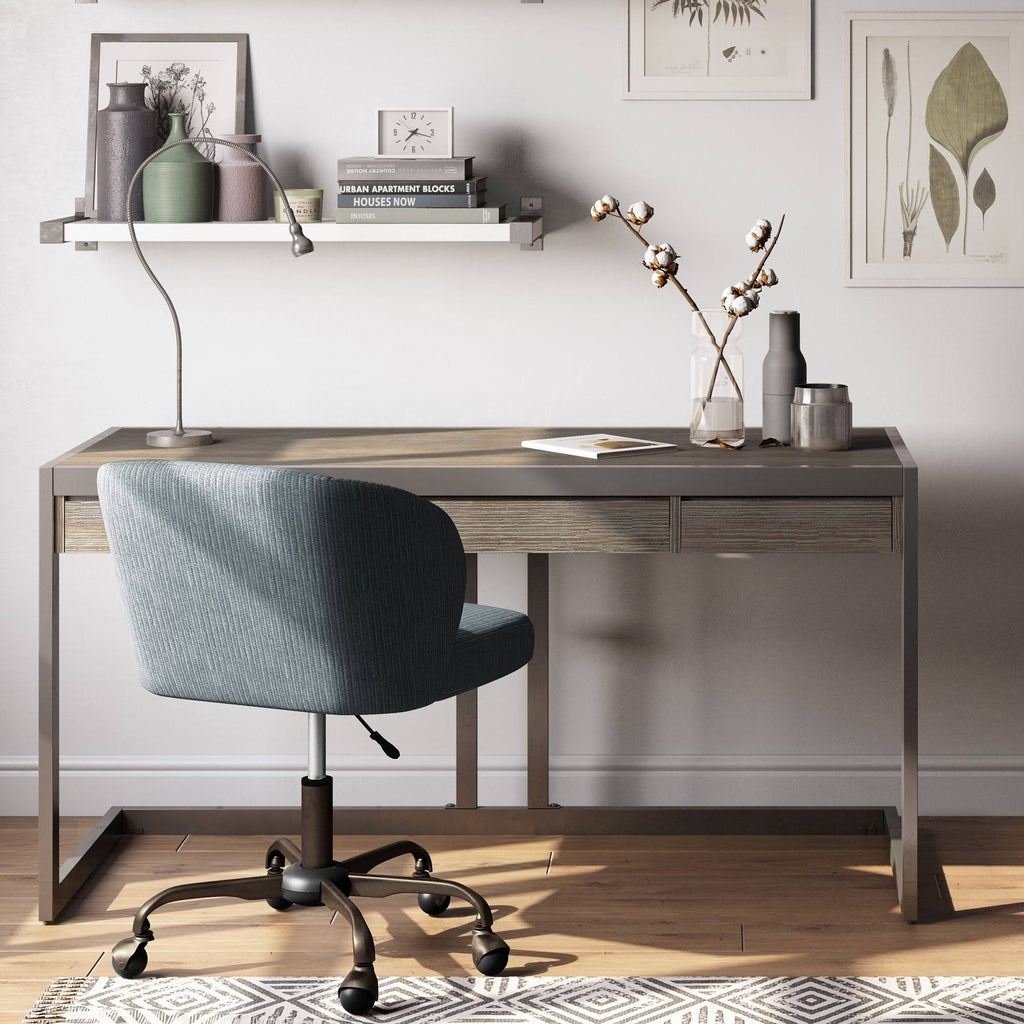 Solid Acacia Wood 60 inch Writing Desk C57349