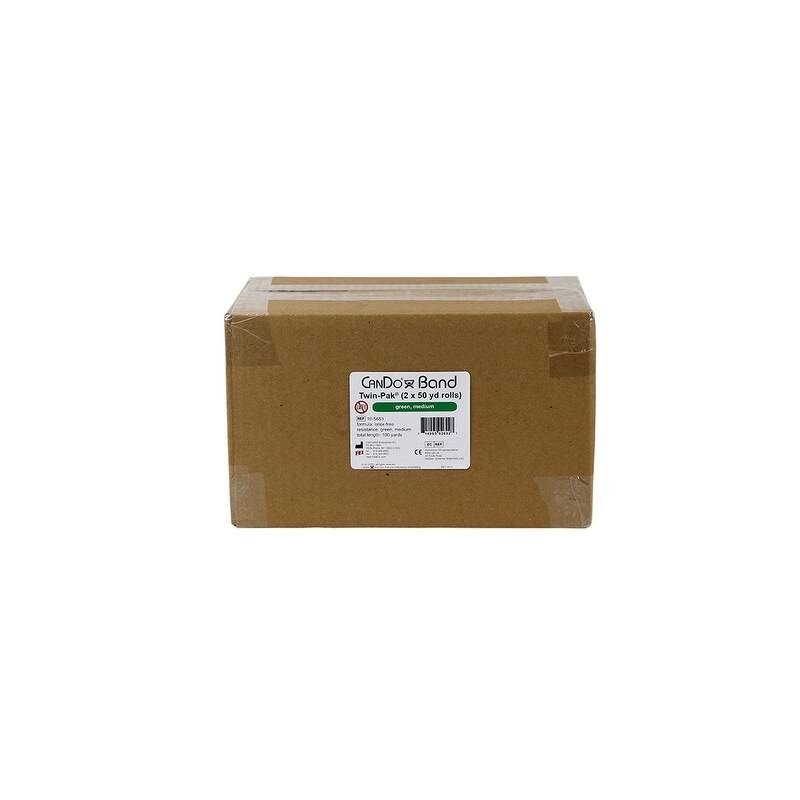 Latex Free Exercise Band 100 Yard Green-Medium X8637
