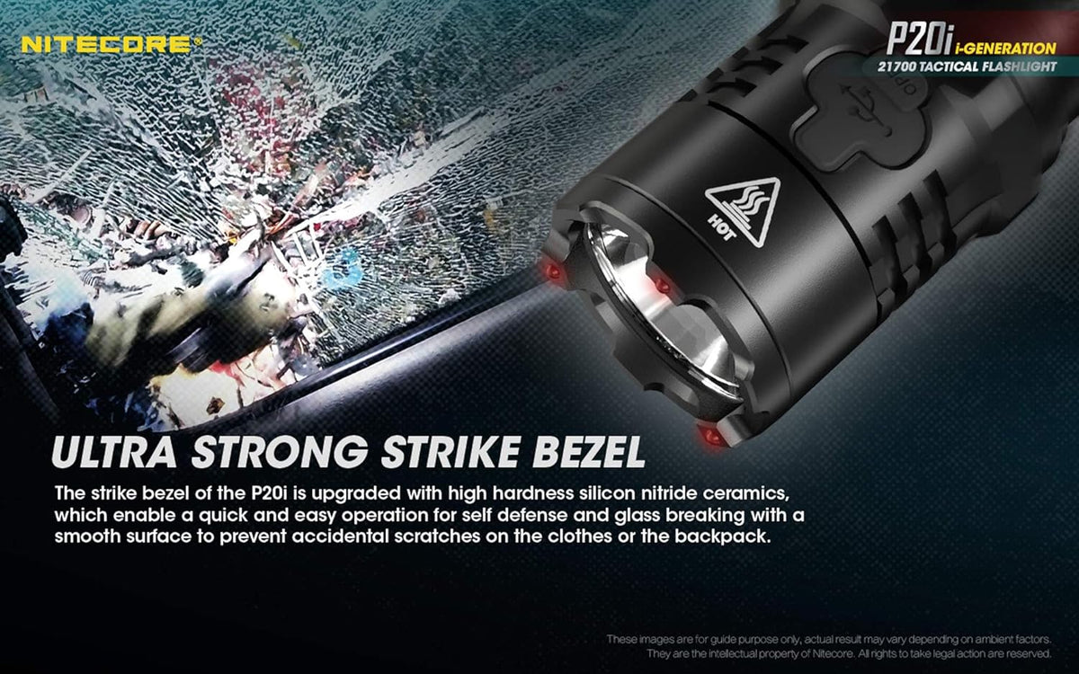 1800 Lumen USB-C Rechargeable Tactical Flashlight Y6564