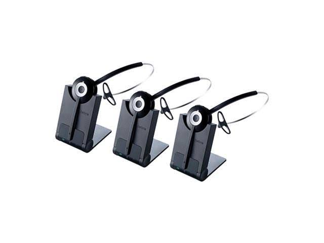 Mono Wireless Headset System with Noise-Canceling Microphone 3 Pack O95131