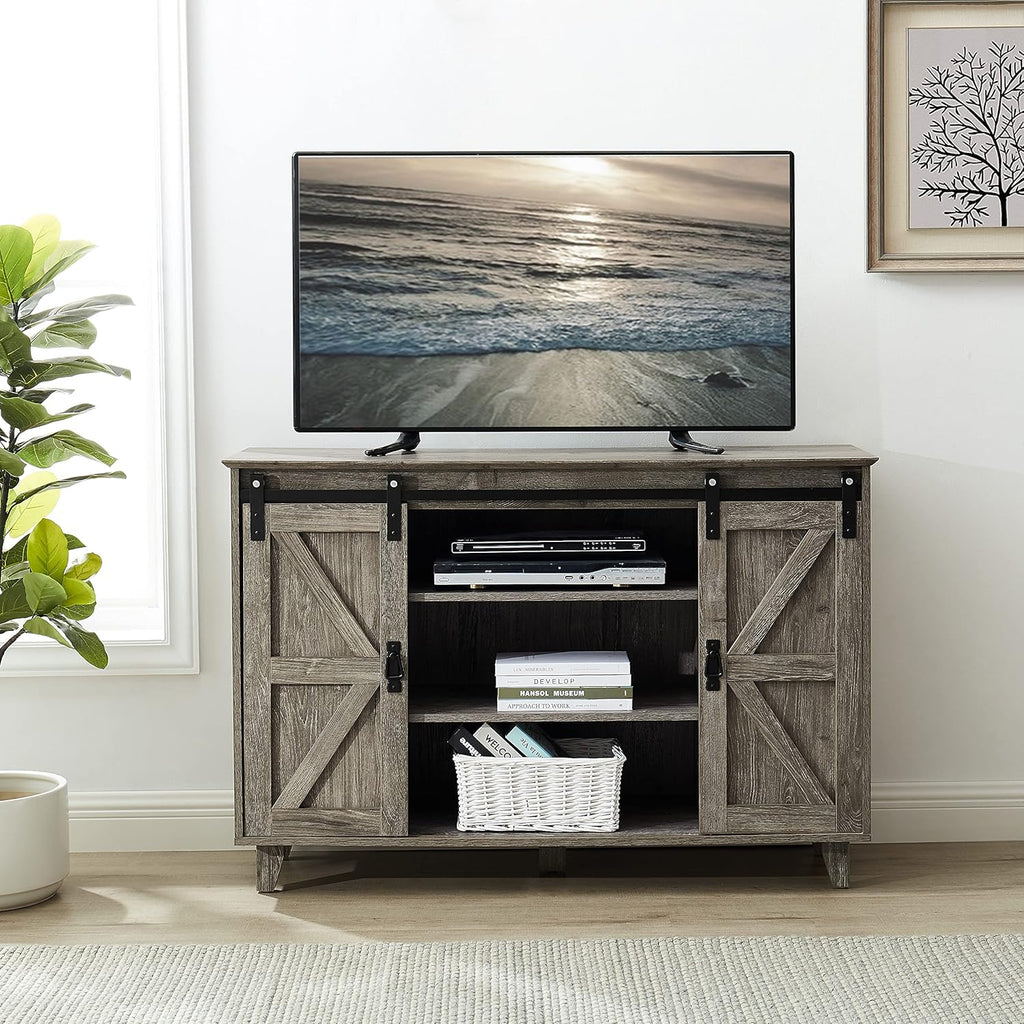 50 inch Sideboard Buffet with Sliding Barn Doors R17147