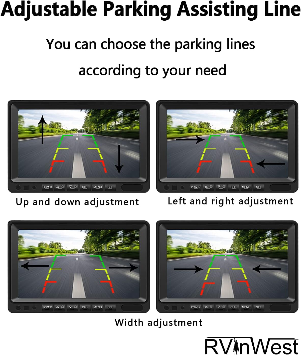 Wireless Backup Camera with 7 DVR HD Monitor F82617
