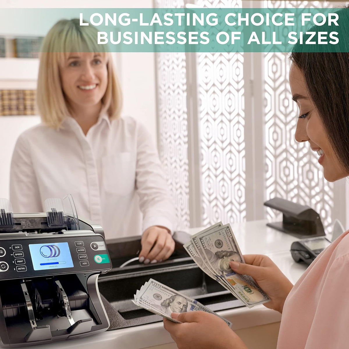 Multi-Currency Money Counter Machine with Counterfeit Detection L3361