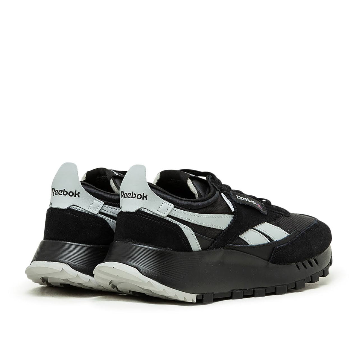 Black Leather Sneakers Q1944