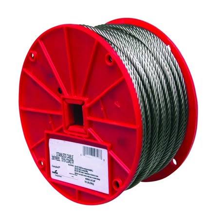 Stainless Steel Cable 1/8 inch 250 Foot Type 304 J13978