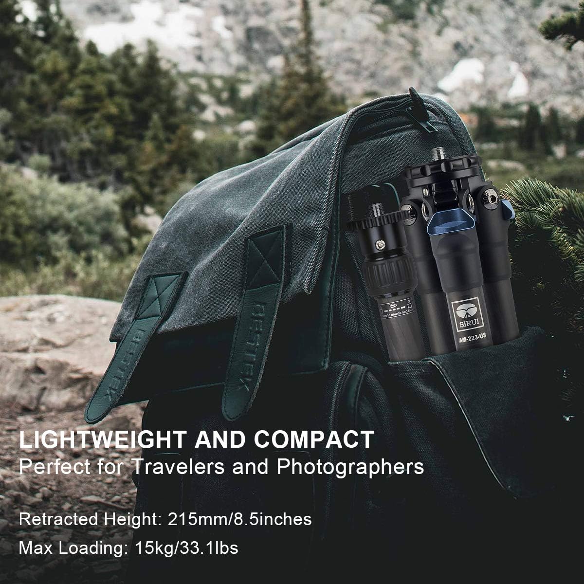 Carbon Fiber Mini Tripod with Center Column R583