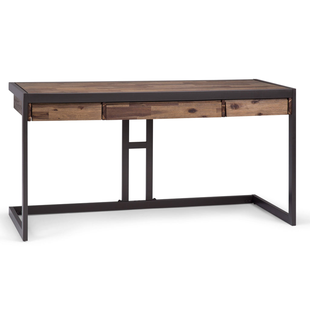 Solid Acacia Wood 60 inch Writing Desk C57349