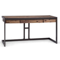 Solid Acacia Wood 60 inch Writing Desk C57349