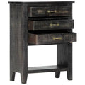 Solid Mango Wood Side Cabinet L734247