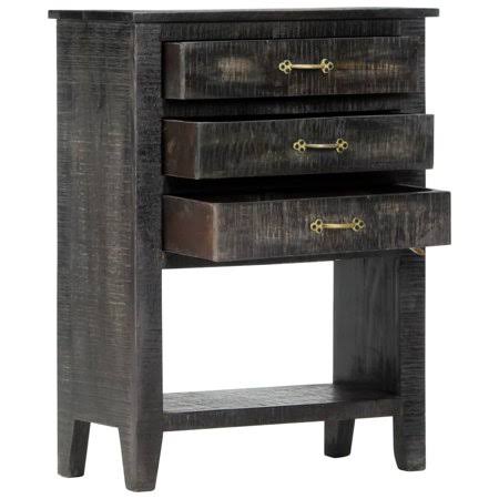 Solid Mango Wood Side Cabinet L734247