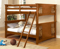Oak Full Over Full Bunk Bed D223570