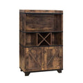 Modern Farmhouse Distressed Wood Buffet Hutch D772177