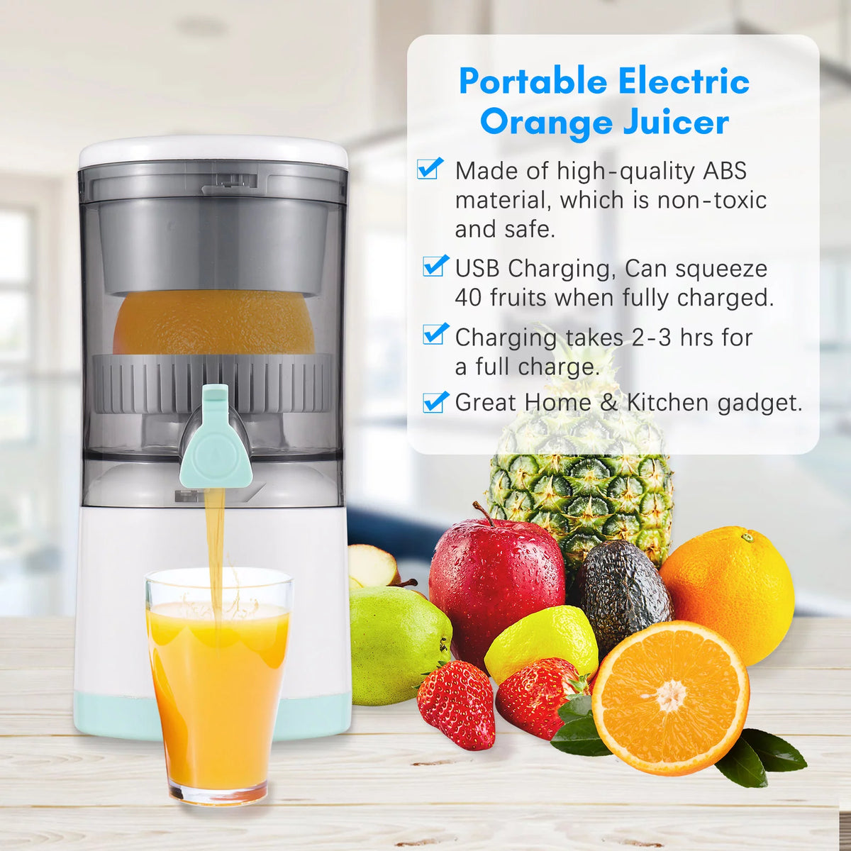 Hands Free Electric Citrus Juicer B557