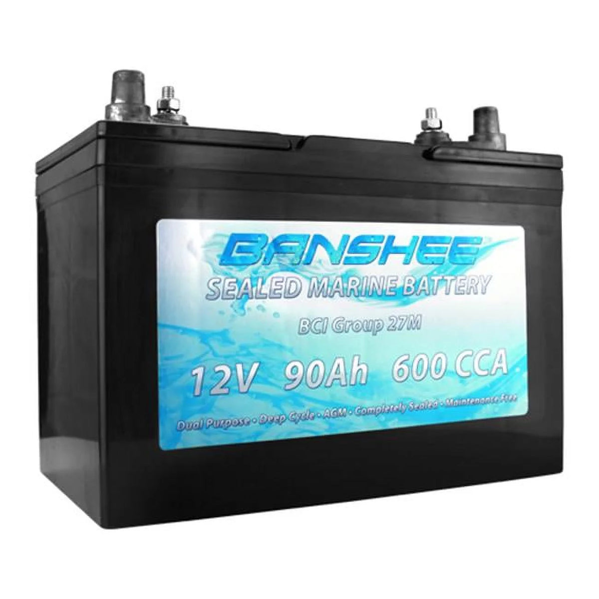 Group 27 Sealed AGM Deep Cycle Marine Battery F233140