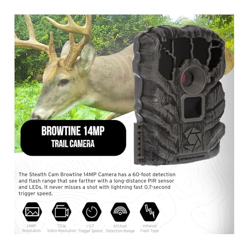 14MP Trail Camera Bundle with 32GB Memory Card and Card Reader H856009