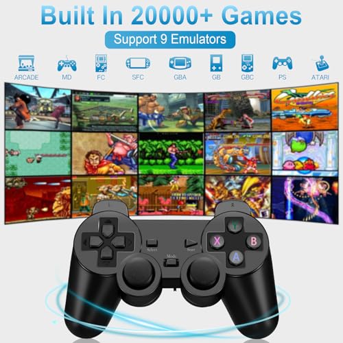 Wireless Retro Game Console Stick with 2 Pack 2.4G Wireless Controllers Q36170