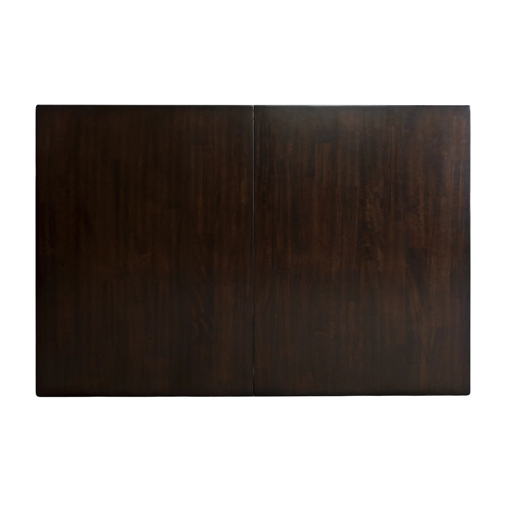 5pc Dining Room Table and 4 Side Chairs Merlot Finish C849356