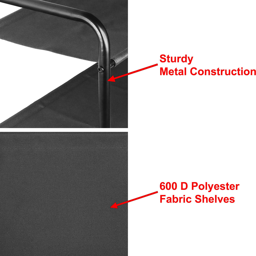 Coat Rack with Storage Shelf, Black M17557