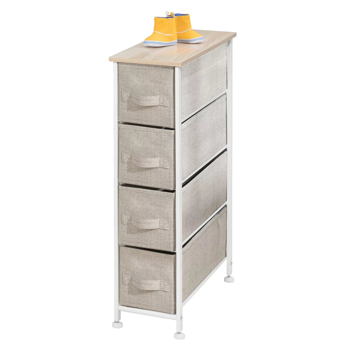 Narrow 4 Fabric Drawers Dresser G504313