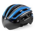 Mountain Bike Helmet with Back Light Detachable Magnetic Visor H83379